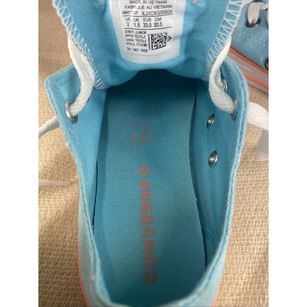 Converse Chuck Taylor All Star 660732F Junior Size‎ 2 Aqua